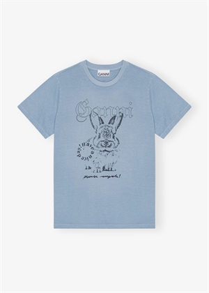 Re-Cut tee Soft Chambray T4155 Ganni 